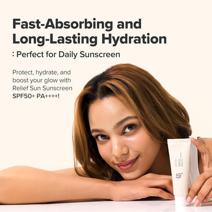 Relief Sun Rice + Probiotics Spf50 Sunscreen 50ml