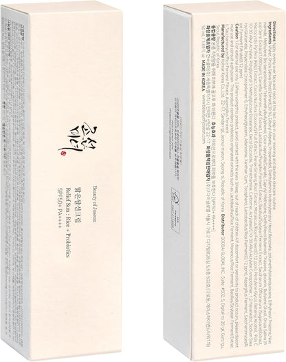 Relief Sun Rice + Probiotics Spf50 Sunscreen 50ml