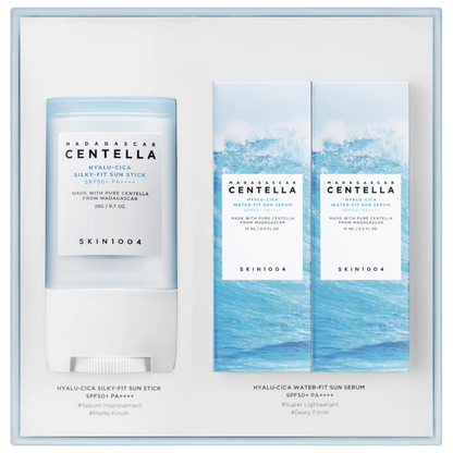 Skin1004 Hyalu-Cica Sunsational Kit Madagascar Centella Silky-Fit