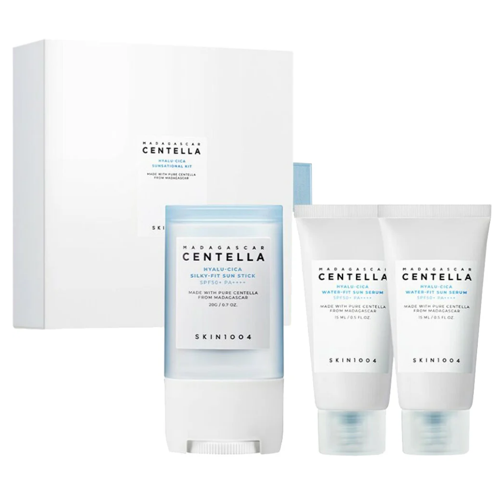 Skin1004 Hyalu-Cica Sunsational Kit Madagascar Centella Silky-Fit