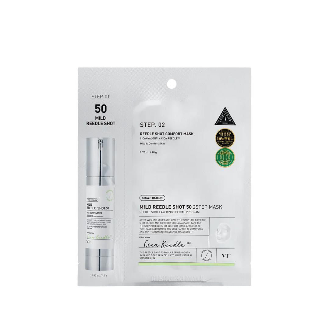 Vt Cosmetics Mild Reedle Shot 50 2-Step Mask