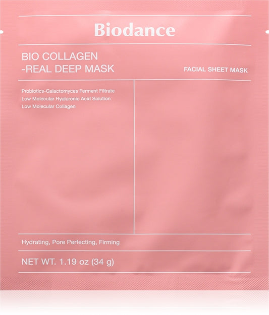 Biodance Bio Collagen-Real Deep Mask - 4 Sheets, 1.19 Oz 34g Each